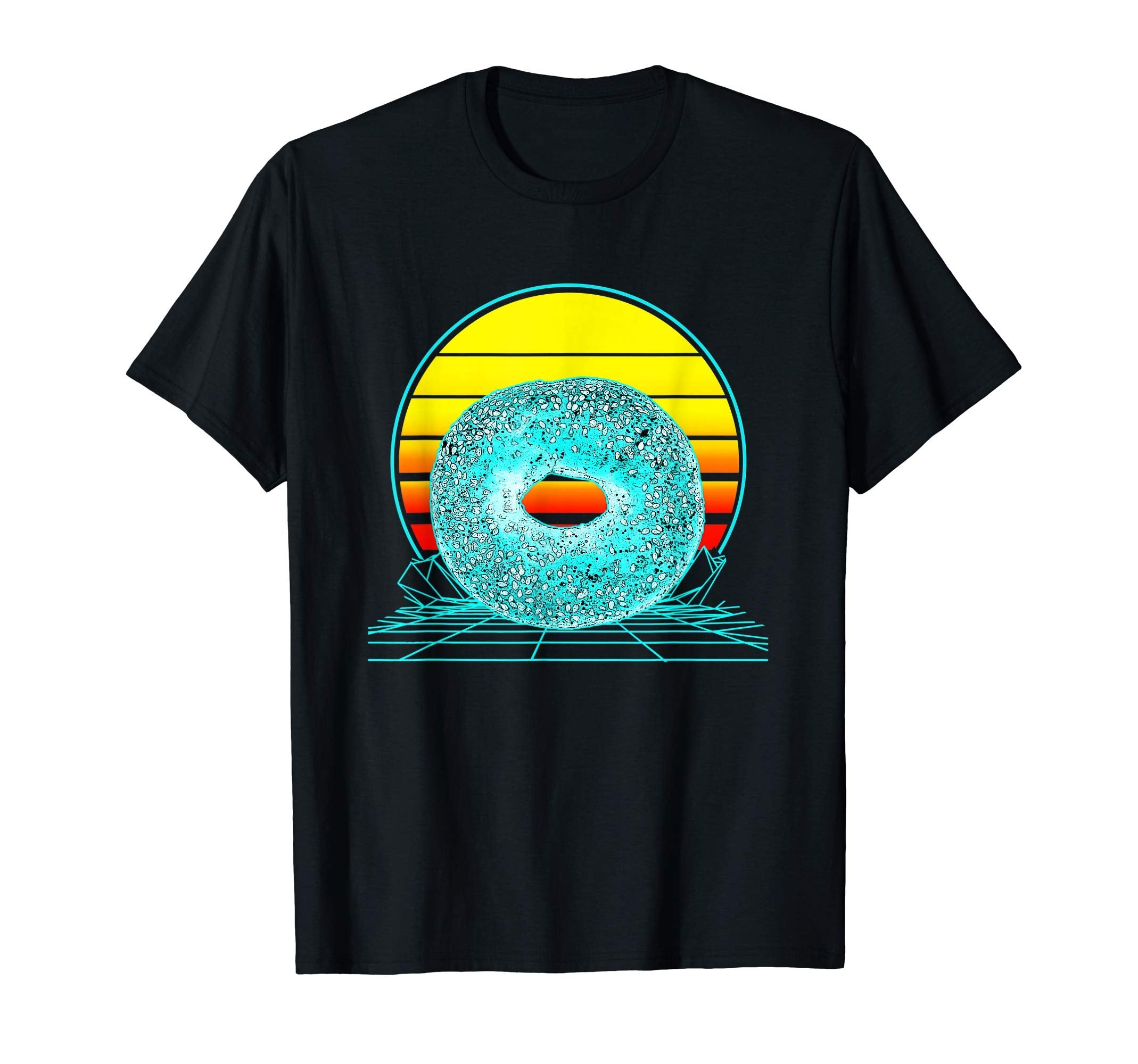 Sunset Bagel T-Shirt - Graphic Print Unisex - T-Shirt, Sweatshirt, Hoodie