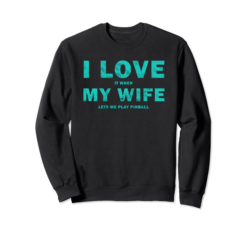 Pinball Player Funny Distressed Sweatshirt - Unique Graphic Men Women - T-Shirt, Sweatshirt, Hoodie