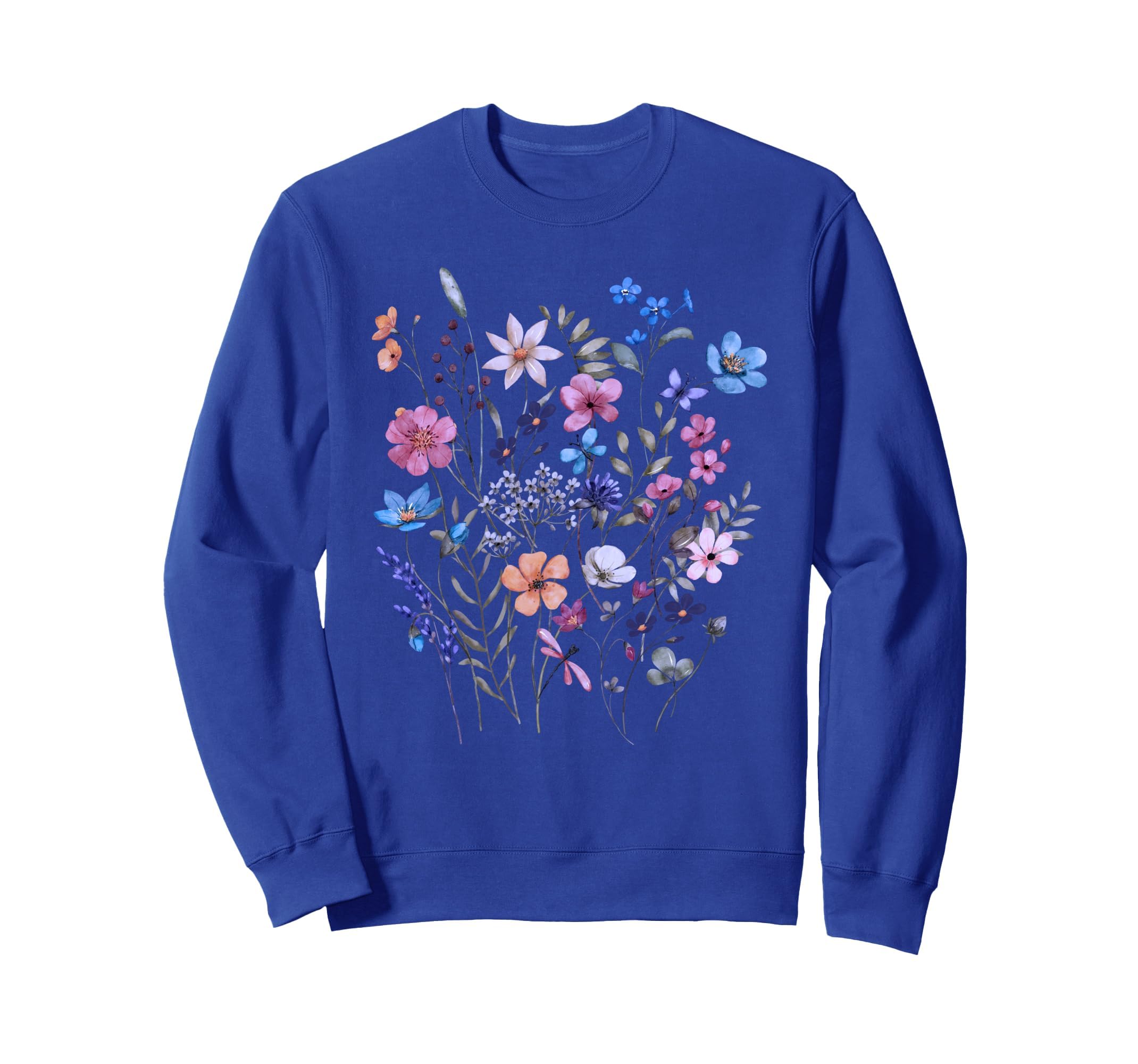 Flowers Wildflower Floral Gardening Sweatshirt - Custom Art Print Unisex - T-Shirt, Sweatshirt, Hoodie