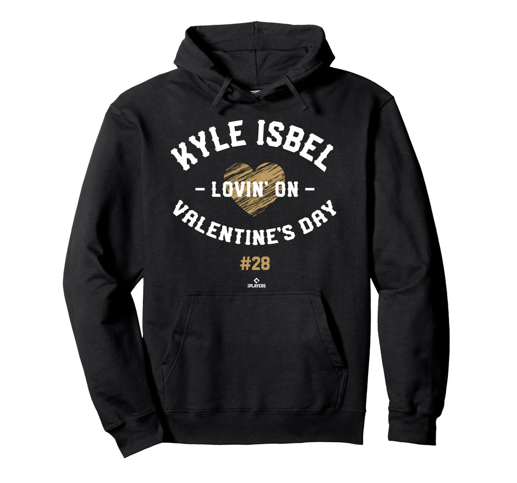 Kyle Isbel Lovin Valentines Day Hoodie - Minimalist Print for Adults - T-Shirt, Sweatshirt, Hoodie