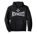 New Mexico Flag Distressed Hoodie - Graphic Print Men Women - T-Shirt, Sweatshirt, Hoodie