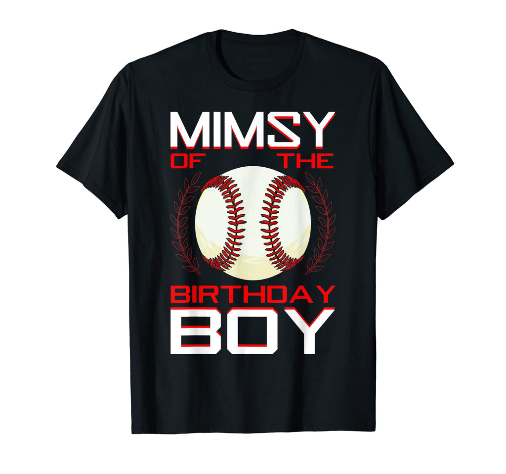 Mimsy Birthday Baseball Theme Bday T-Shirt - Aesthetic Graphic for Adults - T-Shirt, Sweatshirt, Hoodie