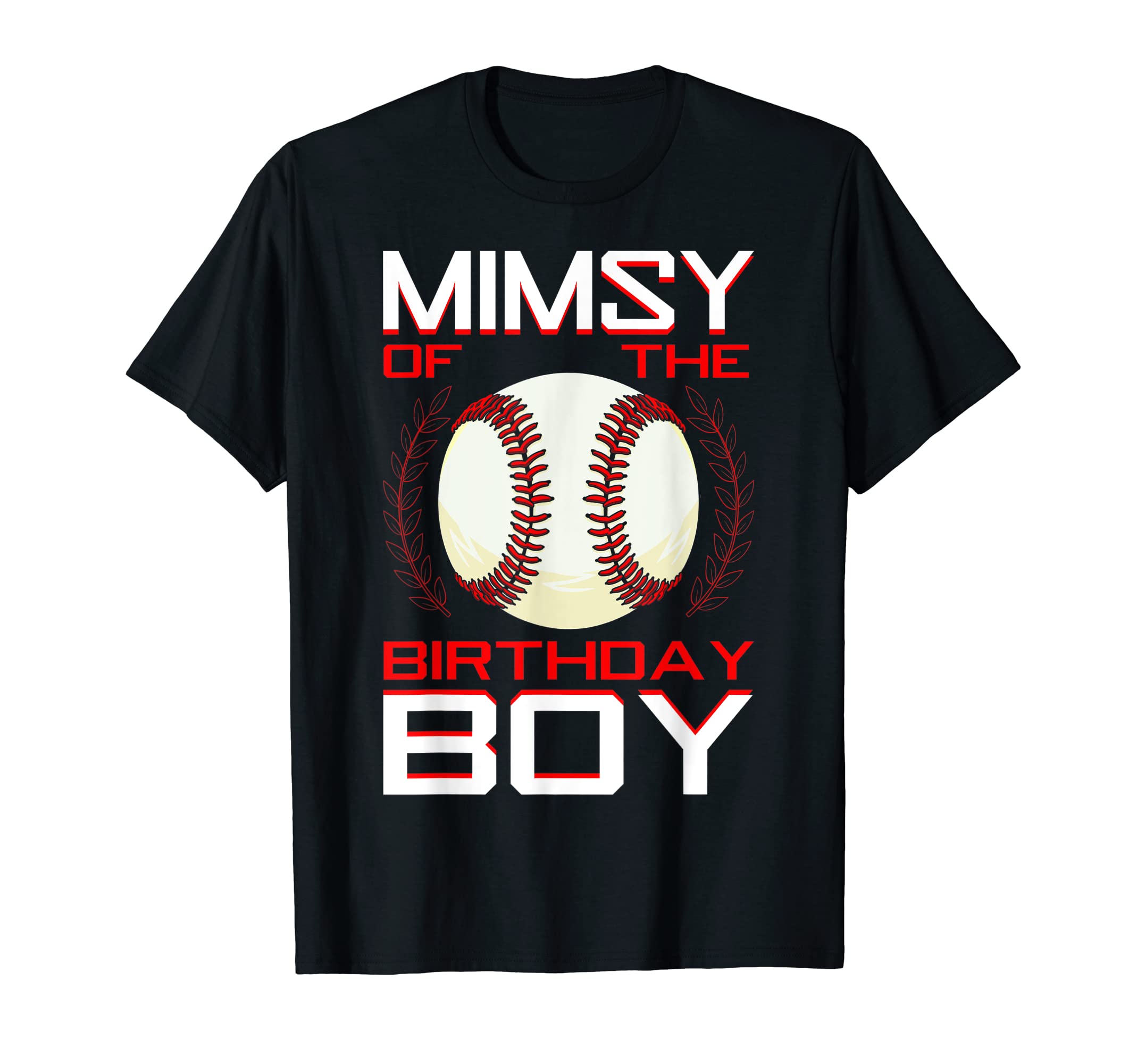 Mimsy Birthday Baseball Theme Bday T-Shirt - Aesthetic Graphic for Adults - T-Shirt, Sweatshirt, Hoodie