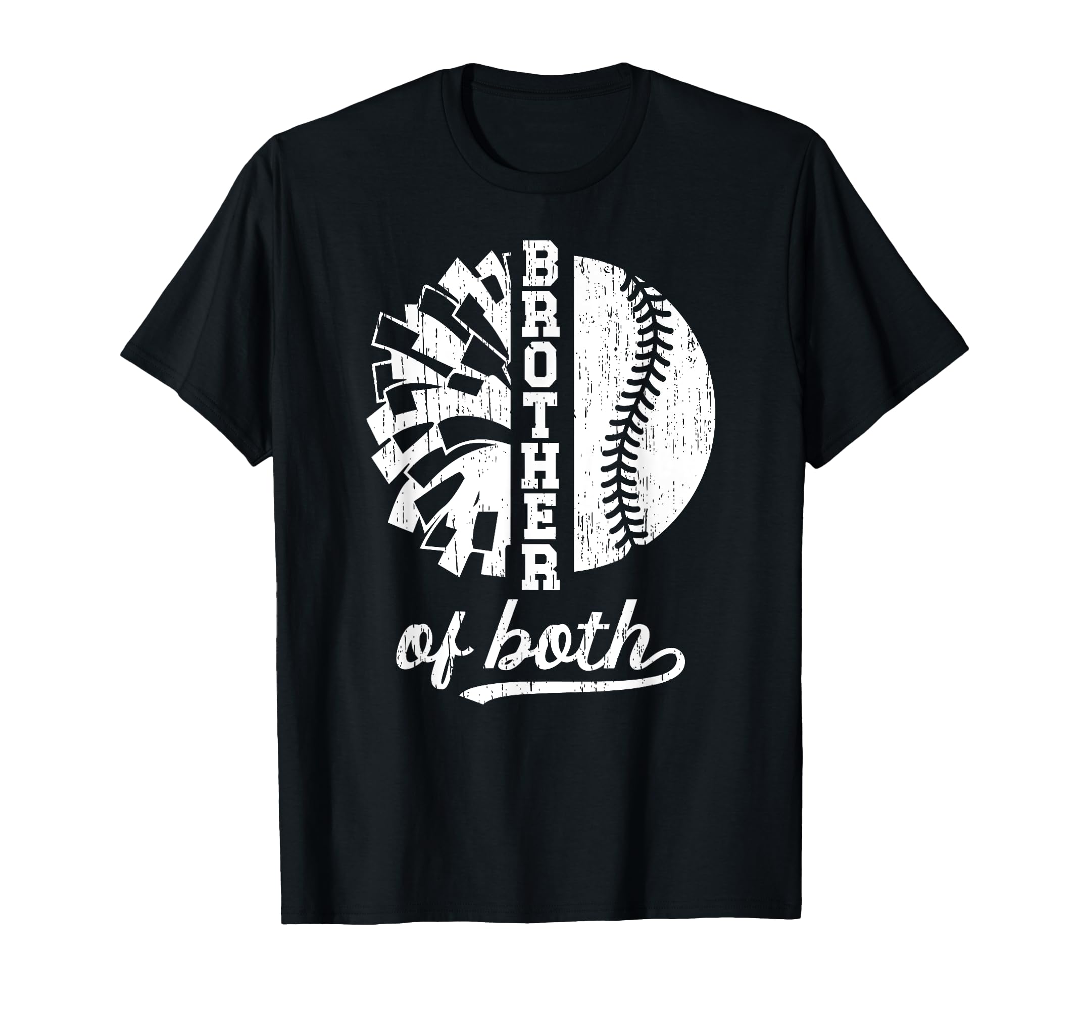 Brother Both Brother Baseball Player T-Shirt - Casual Everyday Wear Unisex - T-Shirt, Sweatshirt, Hoodie