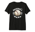Baseball Mama Trendy Team Moms Sports T-Shirt - Custom Art Print Men Women - T-Shirt, Sweatshirt, Hoodie