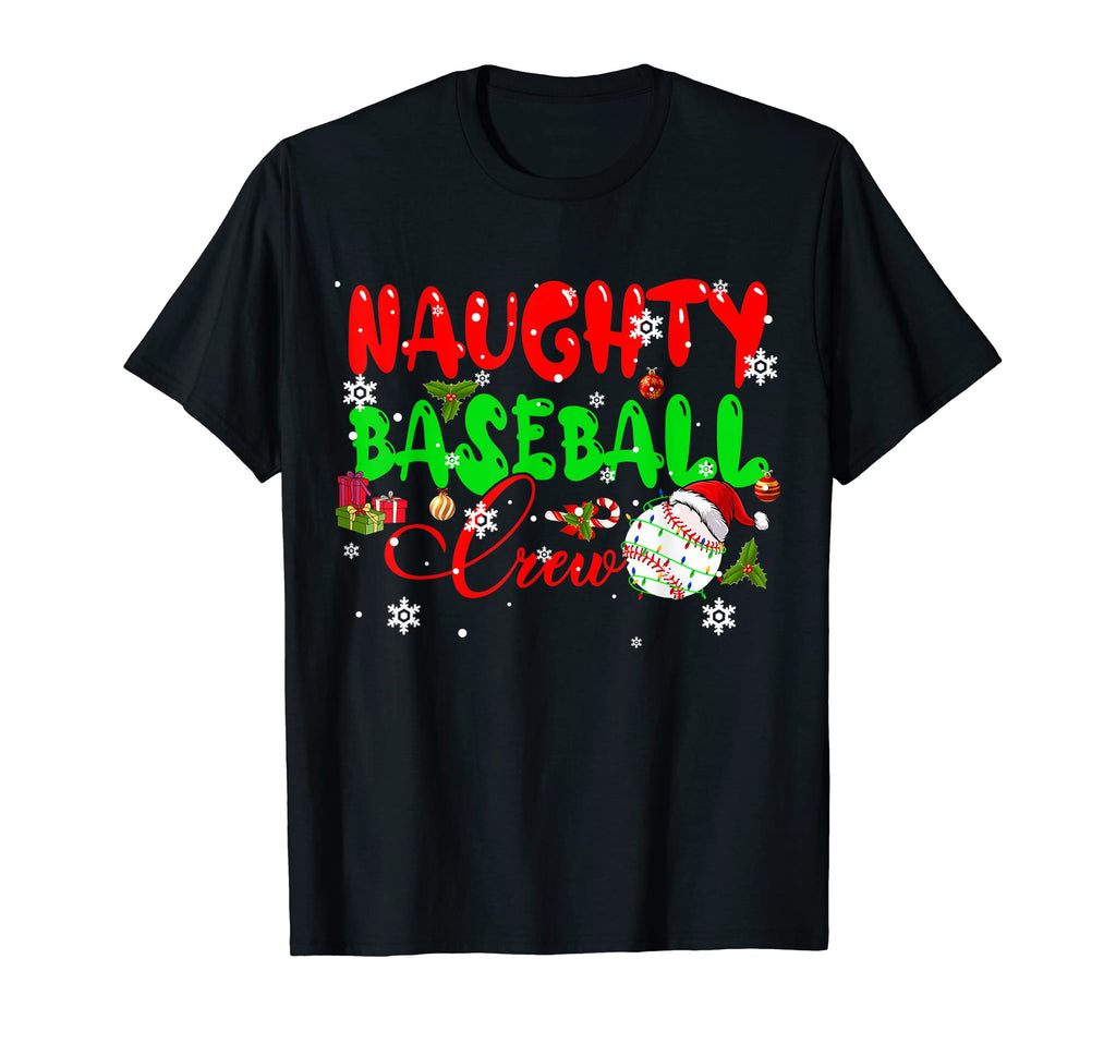 Naughty Baseball Crew Sports Funny T-Shirt - Minimalist Print Men Women - T-Shirt, Sweatshirt, Hoodie