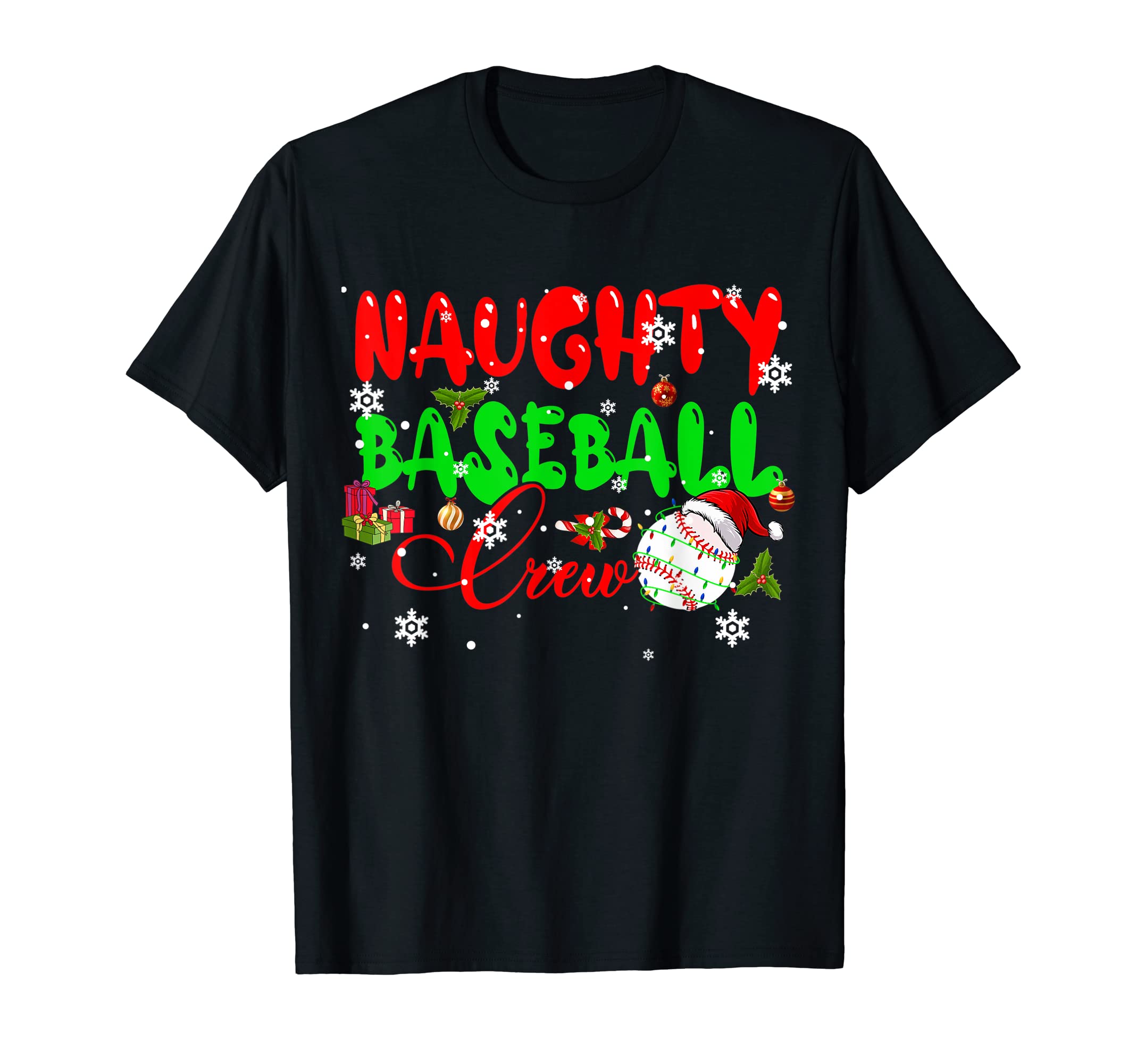 Naughty Baseball Crew Sports Funny T-Shirt - Minimalist Print Men Women - T-Shirt, Sweatshirt, Hoodie
