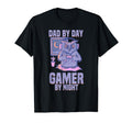Funny Daddy Owl Dad Day Gamer Night T-Shirt - Minimalist Print Men Women - T-Shirt, Sweatshirt, Hoodie