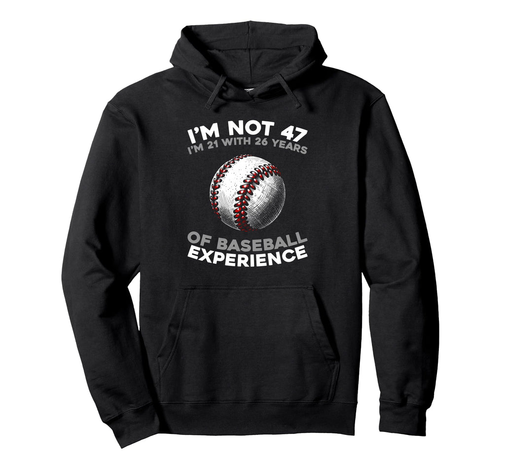 47Th Birthday Baseballer Player Team Hoodie - Trendy Graphic for Adults - T-Shirt, Sweatshirt, Hoodie