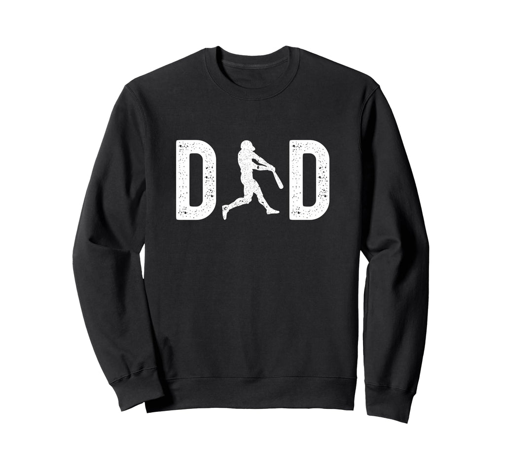 Baseball Dad Daddy Papa Fathers Day Sweatshirt - Unique Graphic for Adults - T-Shirt, Sweatshirt, Hoodie