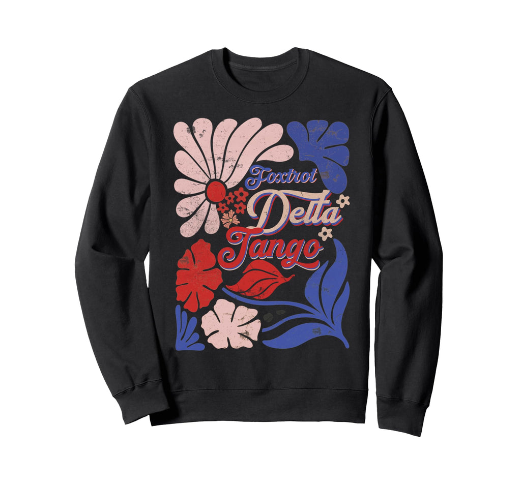 Boho 4Th July Foxtrot Delta Tango Sweatshirt - Custom Art Print for Adults - T-Shirt, Sweatshirt, Hoodie