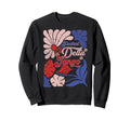Boho 4Th July Foxtrot Delta Tango Sweatshirt - Custom Art Print for Adults - T-Shirt, Sweatshirt, Hoodie