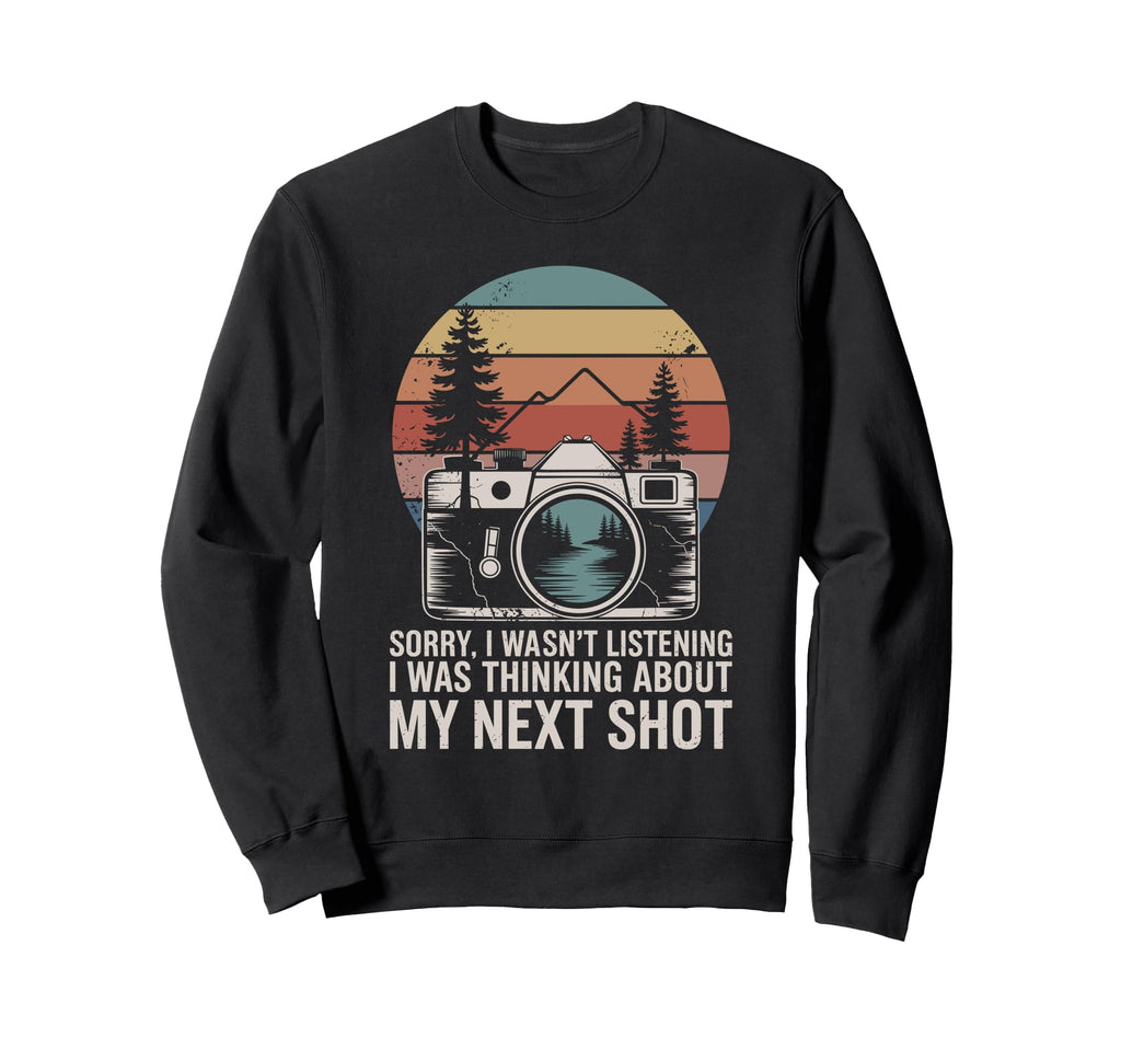 Photography Camera Photographer Art Sweatshirt - Graphic Print Men Women - T-Shirt, Sweatshirt, Hoodie