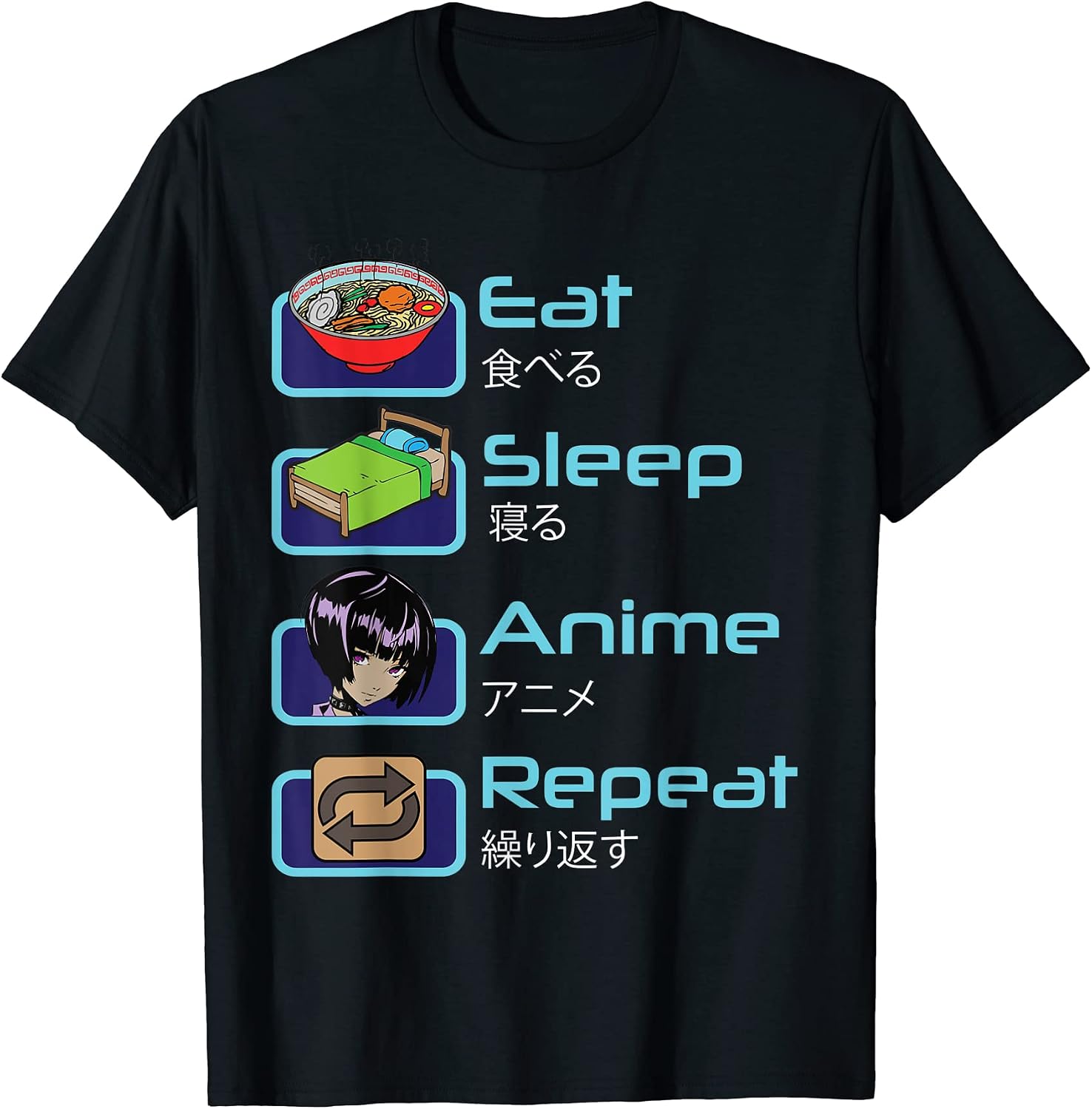 Funny Japan Kawaii sayings motives - Adult & Kids T-Shirts, Sweatshirts & Hoodies apparel design preview 1