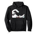 Great Wave Off Kanagawa Art Aesthetic Hoodie - Fun Novelty Design Unisex - T-Shirt, Sweatshirt, Hoodie