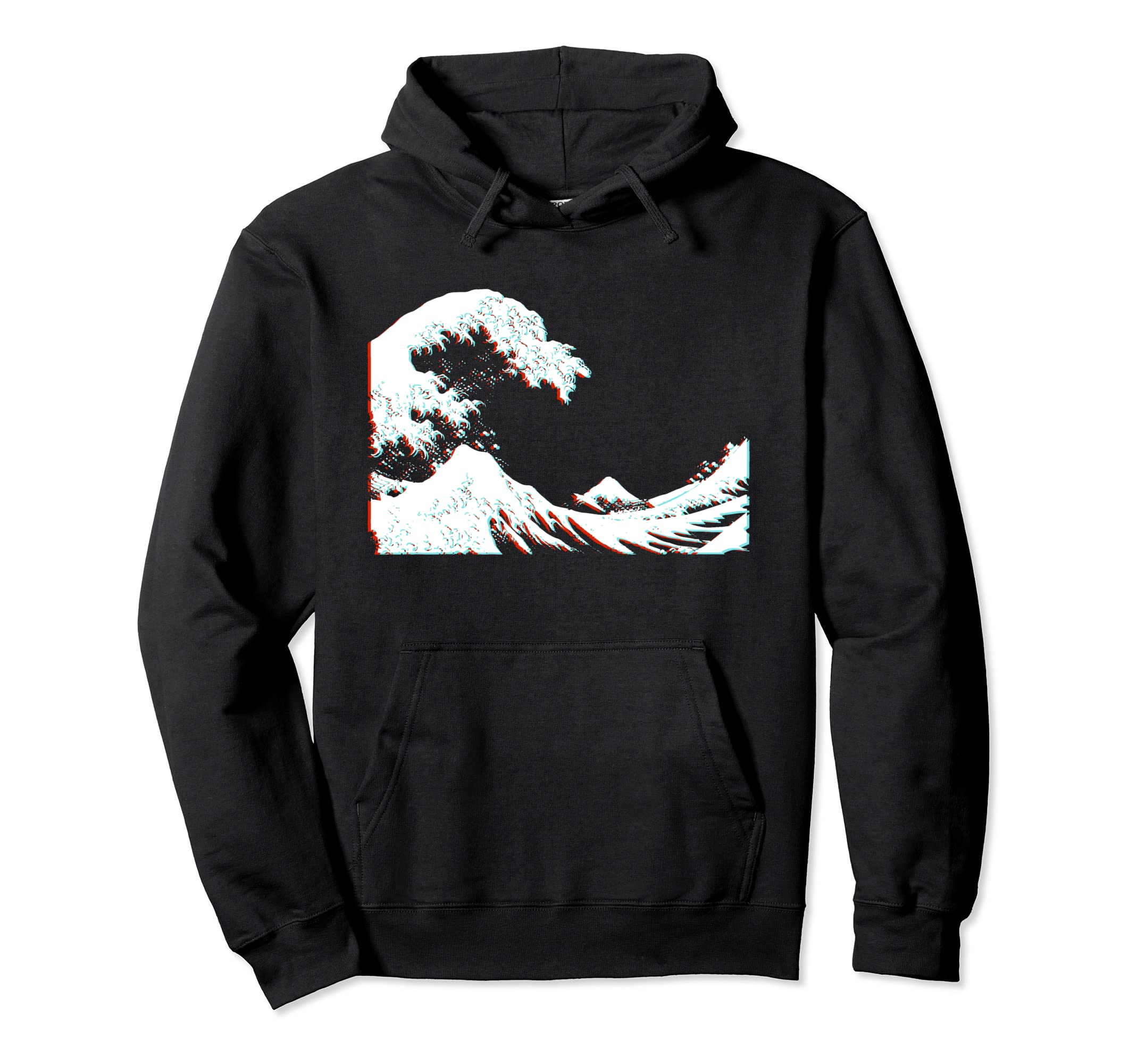 Great Wave Off Kanagawa Art Aesthetic Hoodie - Fun Novelty Design Unisex - T-Shirt, Sweatshirt, Hoodie