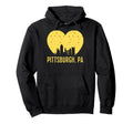 Pittsburgh Born Pa From Pgh Hoodie - Novelty Apparel Men Women - T-Shirt, Sweatshirt, Hoodie