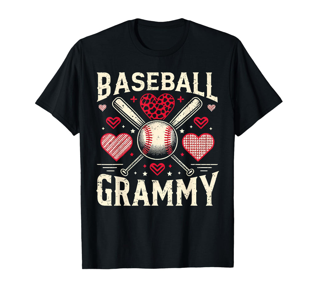 Baseball Grandma Grandmother Granny T-Shirt - Casual Everyday Wear Unisex - T-Shirt, Sweatshirt, Hoodie