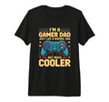 Mens Gamer Dad Like Normal Dad Funny T-Shirt - Custom Art Print Men Women - T-Shirt, Sweatshirt, Hoodie