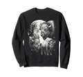 Bison 90S Aesthetic Y2K Buffalo Sweatshirt - Custom Art Print Men Women - T-Shirt, Sweatshirt, Hoodie