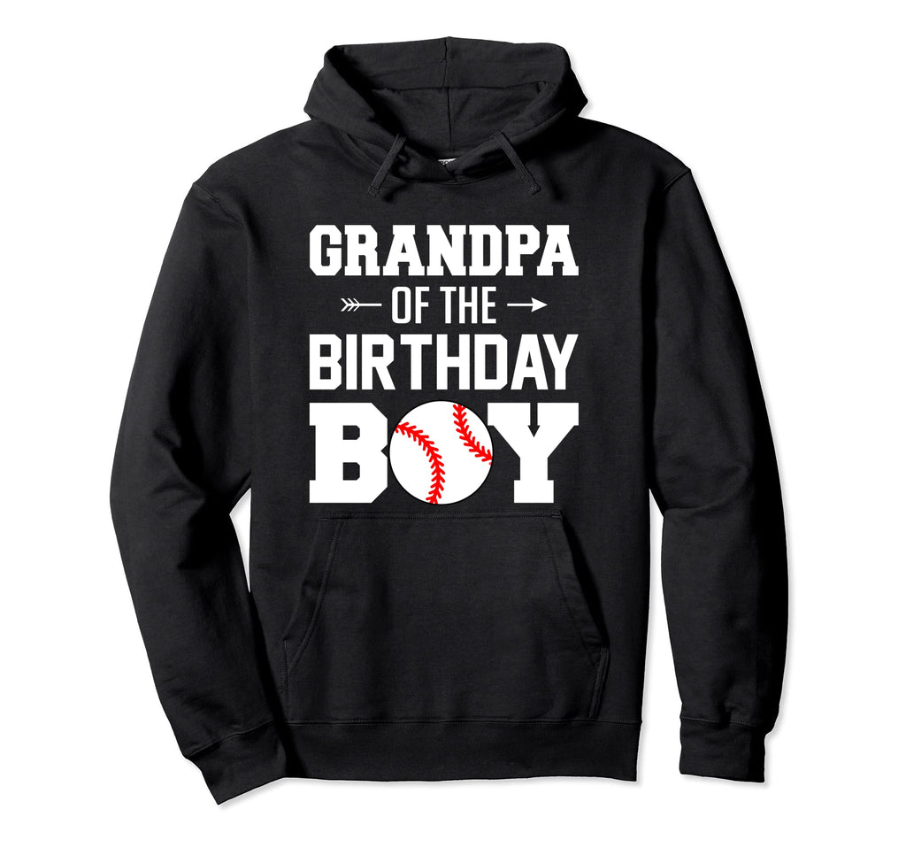 Grandpa Birthday Baseball Family Hoodie - Trendy Graphic for Adults - T-Shirt, Sweatshirt, Hoodie