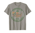 National Parks Map Hiking Travel T-Shirt - Fun Novelty Design for Adults - T-Shirt, Sweatshirt, Hoodie