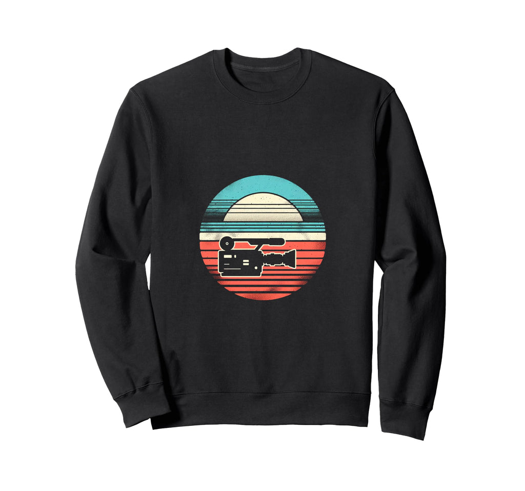 Camera Sunset Sweatshirt - Custom Art Print for Adults - T-Shirt, Sweatshirt, Hoodie