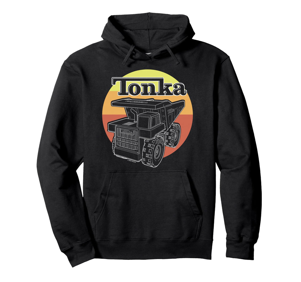 Tonka Sunset Stripe Truck Logo Hoodie - Streetwear Style Men Women - T-Shirt, Sweatshirt, Hoodie