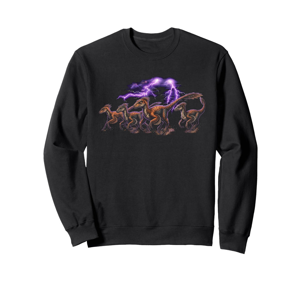 Velociraptor 90S Funny Velociraptor Sweatshirt - Aesthetic Graphic Unisex - T-Shirt, Sweatshirt, Hoodie