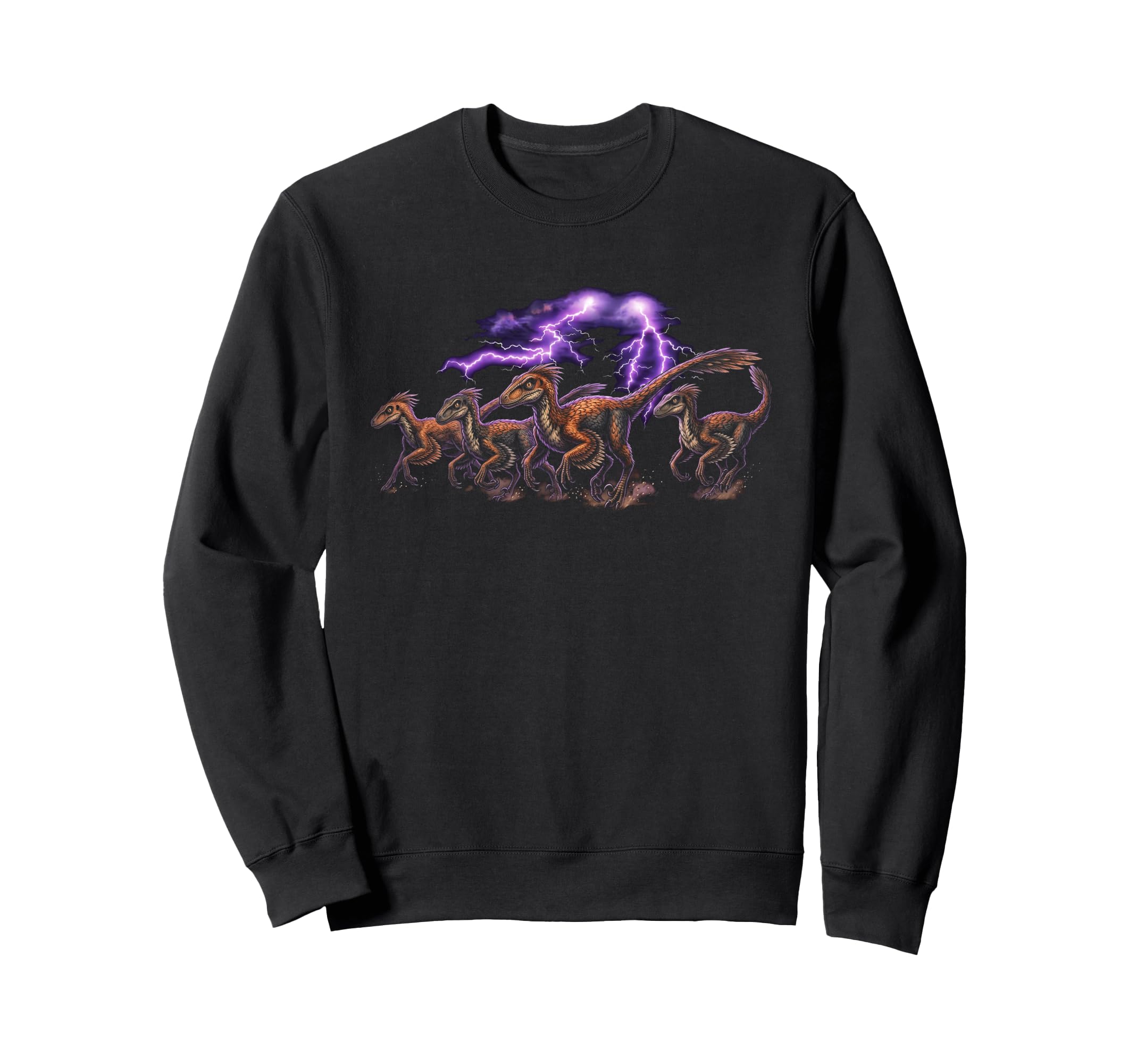 Velociraptor 90S Funny Velociraptor Sweatshirt - Aesthetic Graphic Unisex - T-Shirt, Sweatshirt, Hoodie