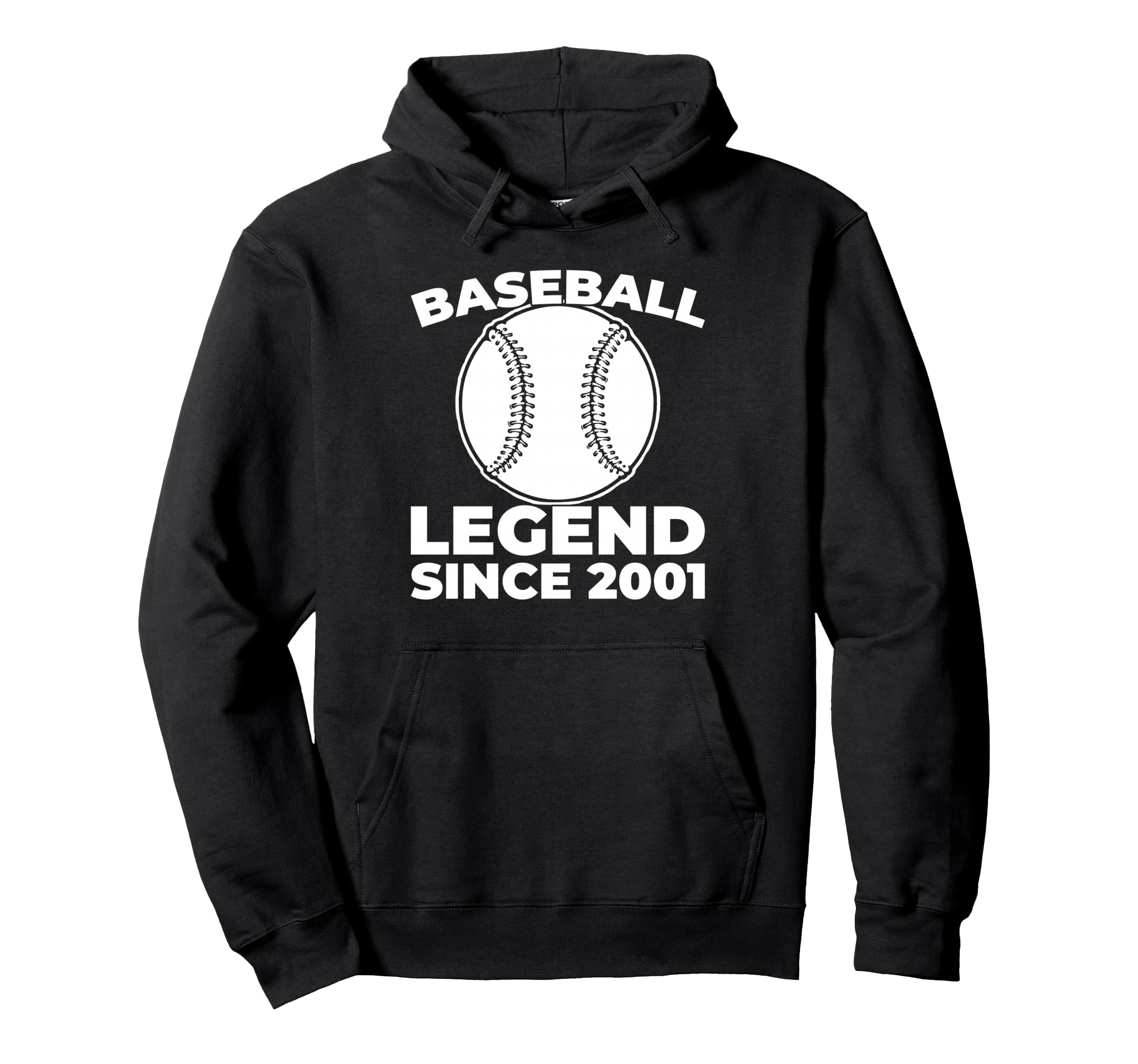Born 2001 Baseball Team Sport Player Hoodie - Fun Novelty Design Men Women - T-Shirt, Sweatshirt, Hoodie