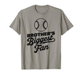 Brothers Biggest Fan Baseball Sports T-Shirt - Unique Graphic Unisex - T-Shirt, Sweatshirt, Hoodie