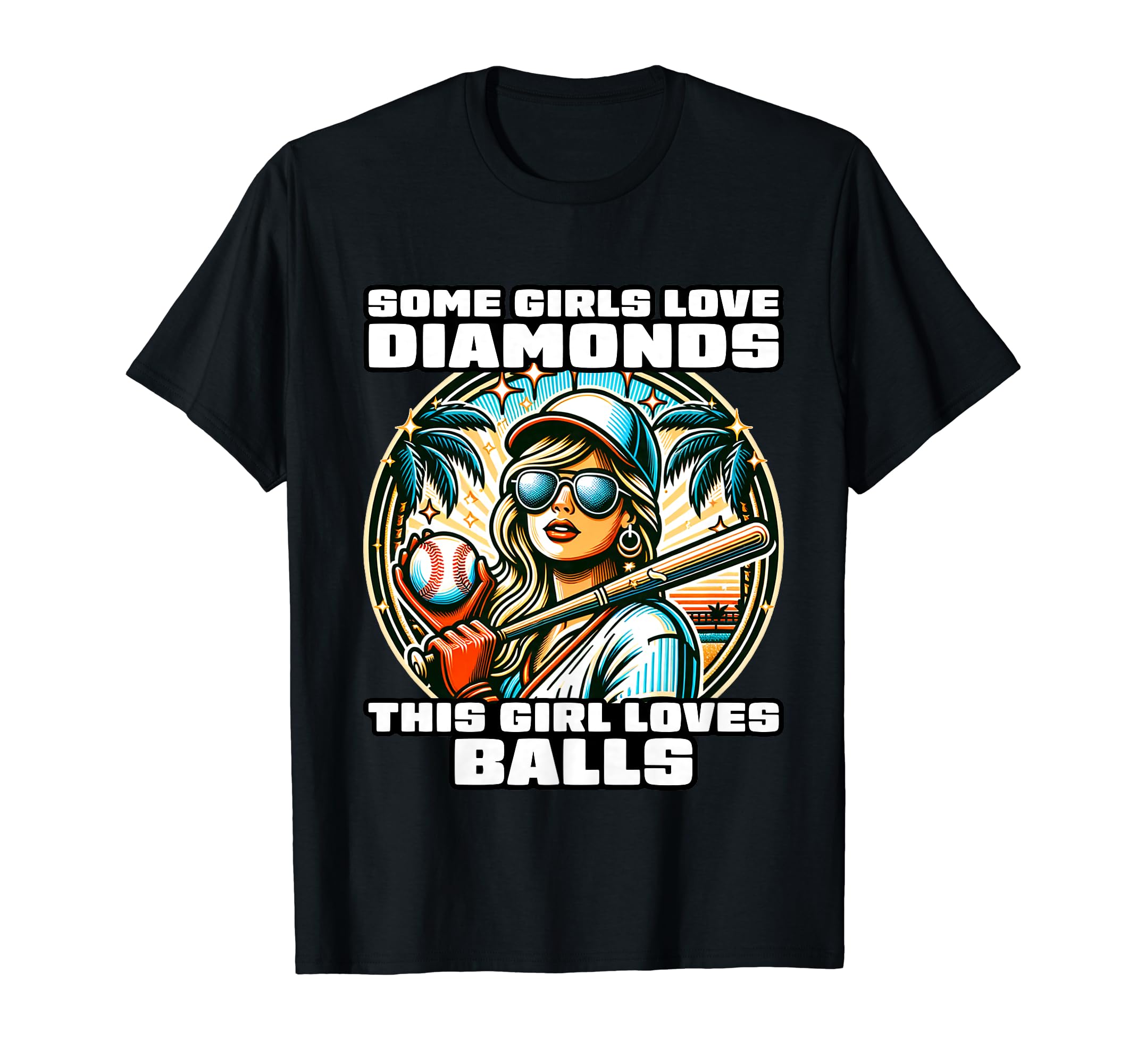 Funny Baseball Softball Player Mom Wife T-Shirt - Trendy Graphic Men Women - T-Shirt, Sweatshirt, Hoodie