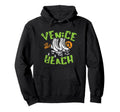 Venice Beach California Distressed Hoodie - Casual Everyday Wear Men Women - T-Shirt, Sweatshirt, Hoodie