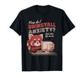 How Do I Uninstall Anxiety Red Bear T-Shirt - Trendy Graphic for Adults - T-Shirt, Sweatshirt, Hoodie