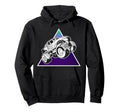 Vaporwave Aesthetic Monster Truck Hoodie - Casual Everyday Wear for Adults - T-Shirt, Sweatshirt, Hoodie