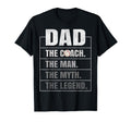 Baseball Coach Dad Myth Legend Baseball T-Shirt - Aesthetic Graphic Unisex - T-Shirt, Sweatshirt, Hoodie