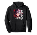 Anime Goth Grunge Demon Waifu Hoodie - Fun Novelty Design for Adults - T-Shirt, Sweatshirt, Hoodie