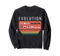 Gaming Controller Evolution 80S Sweatshirt - Custom Art Print Men Women - T-Shirt, Sweatshirt, Hoodie