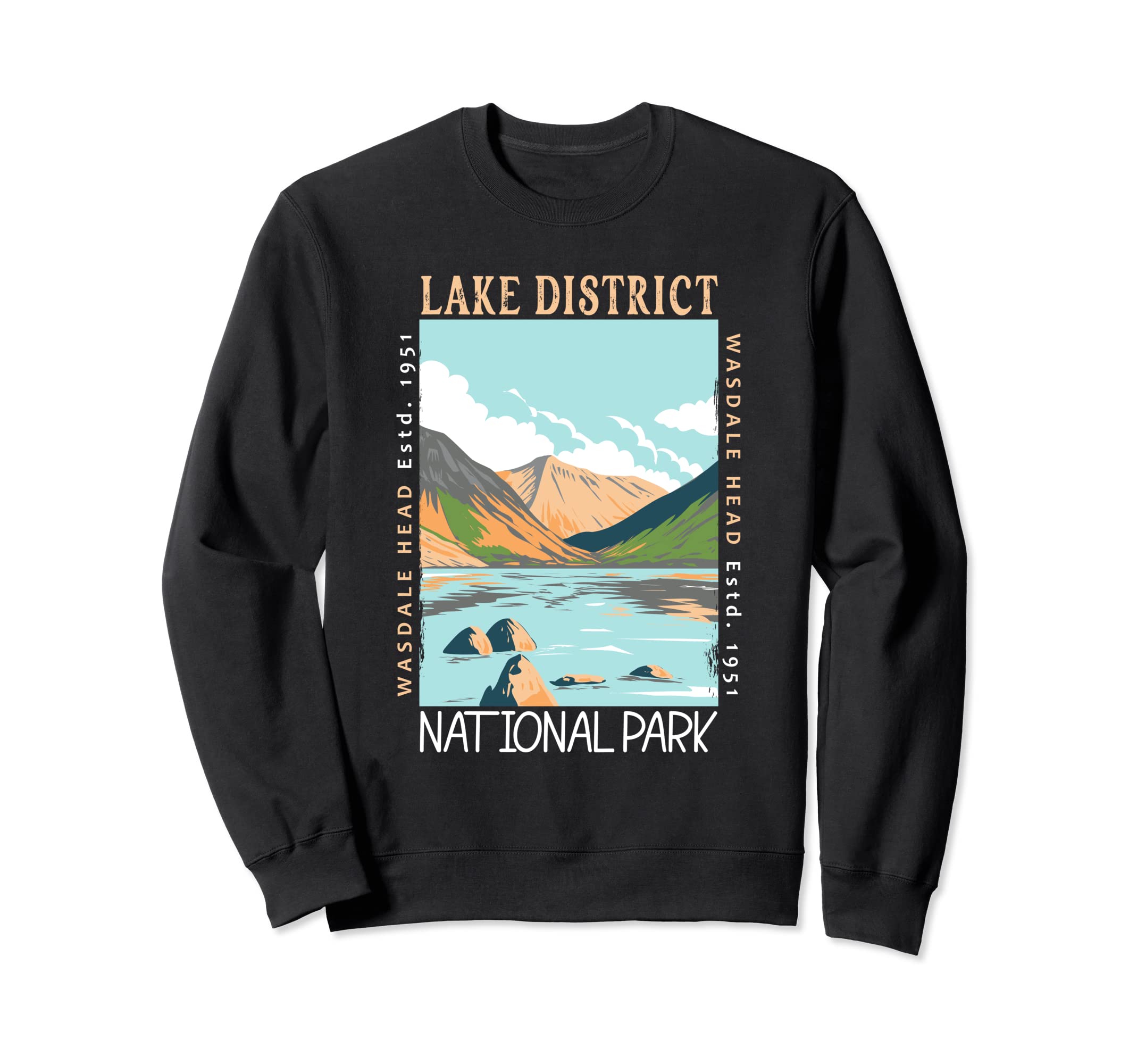 Lake District National Park England Sweatshirt - Trendy Graphic Unisex - T-Shirt, Sweatshirt, Hoodie