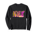Hexican Staker Crypto Distressed Hex Sweatshirt - Minimalist Print Unisex - T-Shirt, Sweatshirt, Hoodie