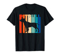 Pit Bull Stripes 60S 70S 80S Silhouette T-Shirt - Unique Graphic Men Women - T-Shirt, Sweatshirt, Hoodie