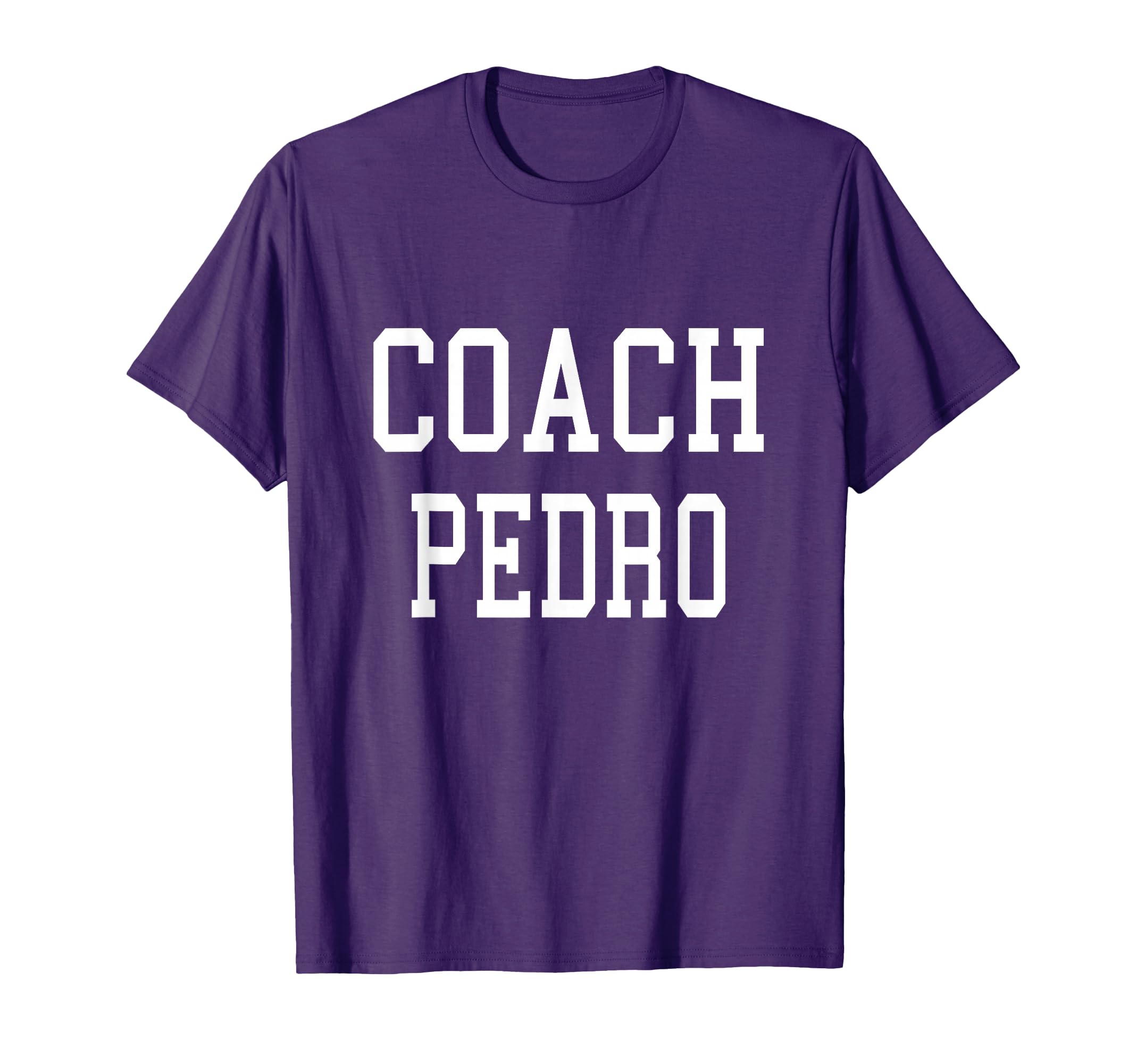 Coach Pedro Custom Football Soccer T-Shirt - Minimalist Print for Adults - T-Shirt, Sweatshirt, Hoodie