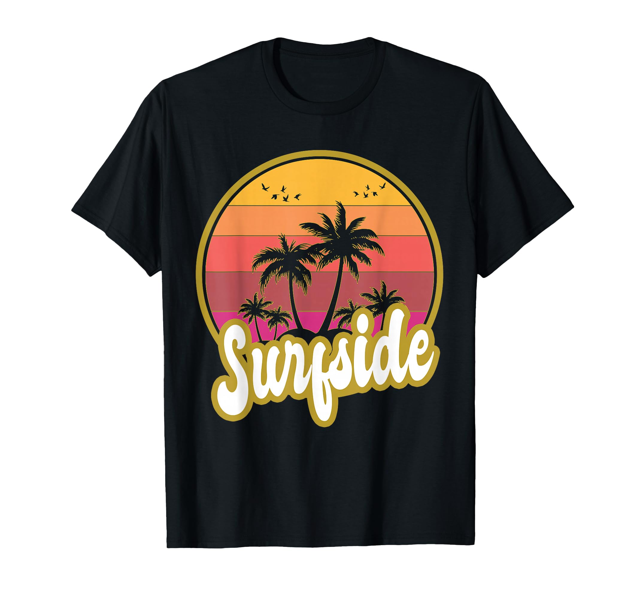 Surfside Florida Beach Sunset T-Shirt - Trendy Graphic for Adults - T-Shirt, Sweatshirt, Hoodie