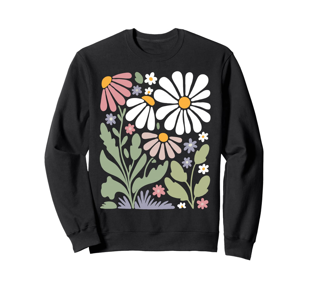 Wildflowers Flowers Pattern Summer Sweatshirt - Novelty Apparel Men Women - T-Shirt, Sweatshirt, Hoodie