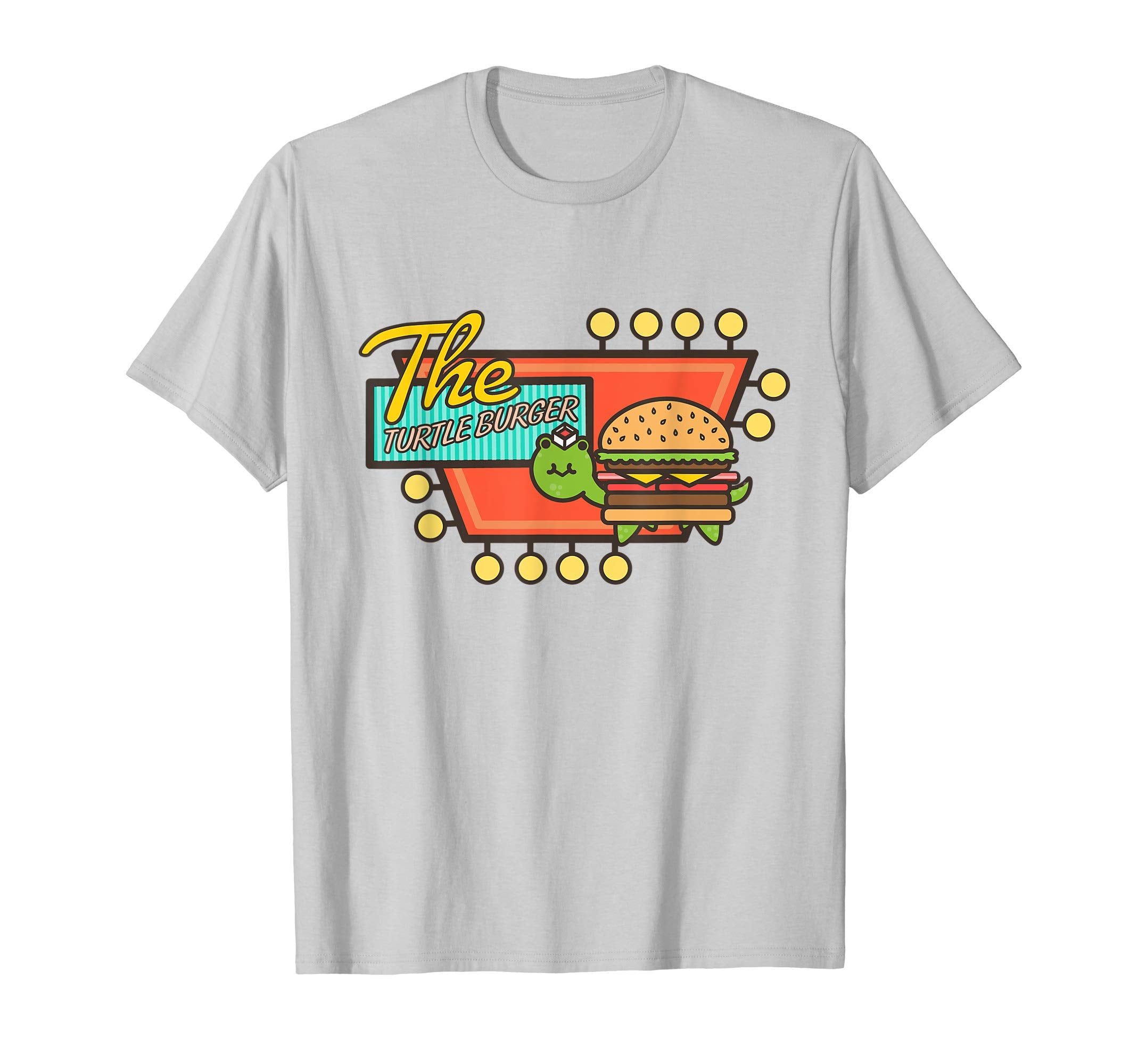 Turtle Burger Diner Fast Food Funny T-Shirt - Trendy Graphic for Adults - T-Shirt, Sweatshirt, Hoodie