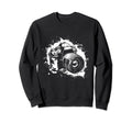 Camera Photography Watercolor Art Sweatshirt - Custom Art Print Men Women - T-Shirt, Sweatshirt, Hoodie