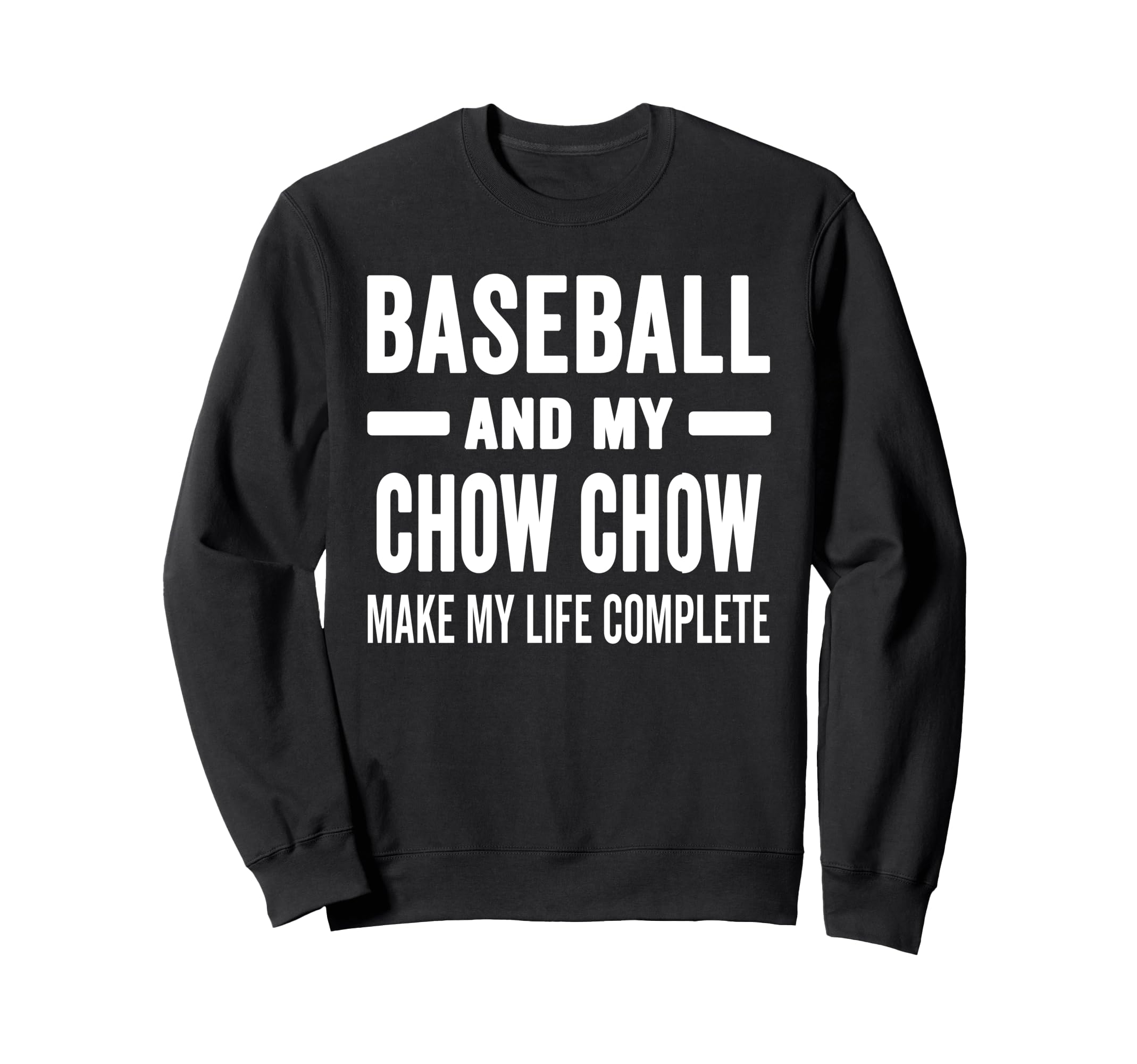 Baseball And My Chow Chow Mama Dog Sweatshirt - Custom Art Print Men Women - T-Shirt, Sweatshirt, Hoodie