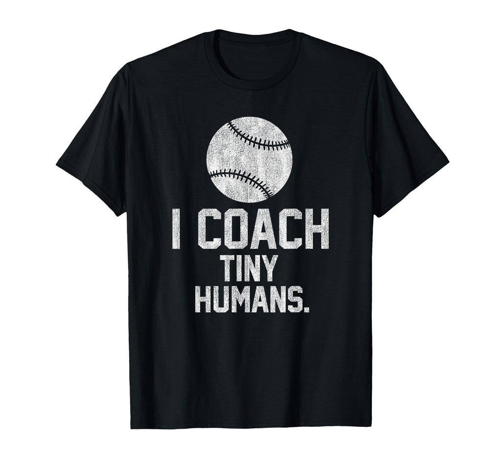 Baseball Or Softball Coach Tiny T-Shirt - Custom Art Print for Adults - T-Shirt, Sweatshirt, Hoodie