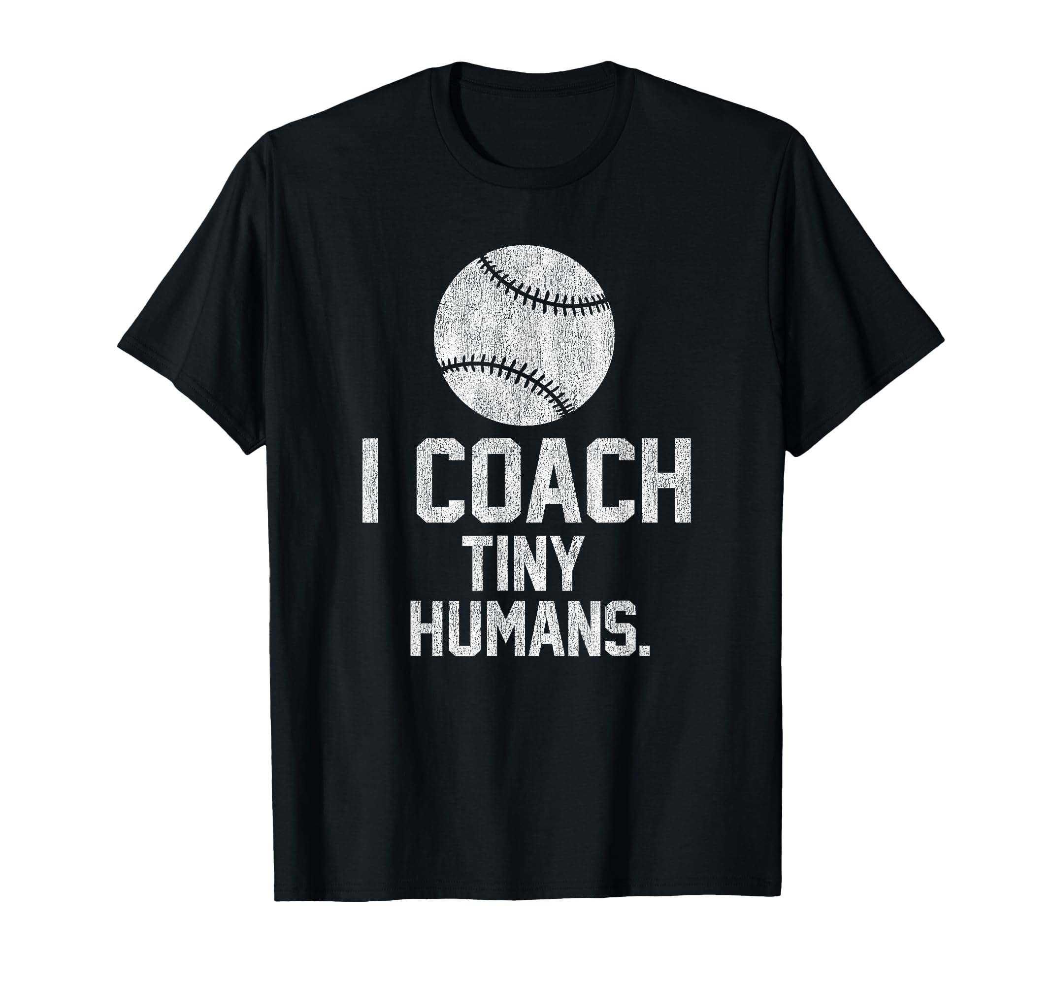 Baseball Or Softball Coach Tiny T-Shirt - Custom Art Print for Adults - T-Shirt, Sweatshirt, Hoodie